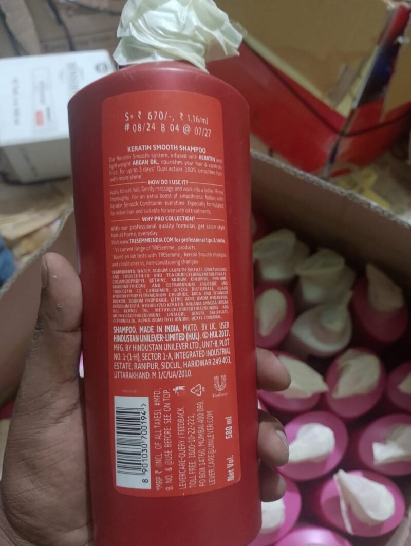 Tresemme Shampoo Keratin Smooth 580ml - Image 3