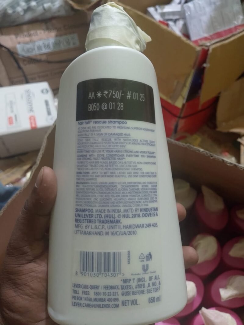 Dove Shampoo Hair Fall Rescue 650ml - Image 3